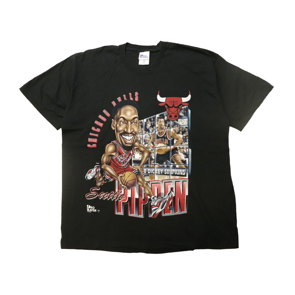 Vintage Pro Player Scottie Pippen Chicago Bulls Graphic T-Shirt Size XXL